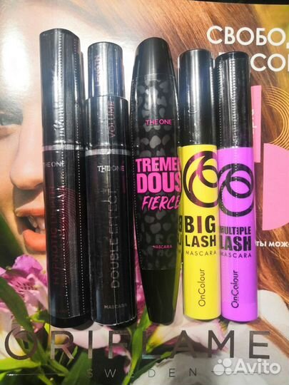 Тушь, румяна, салфетки матирующие Орифлейм