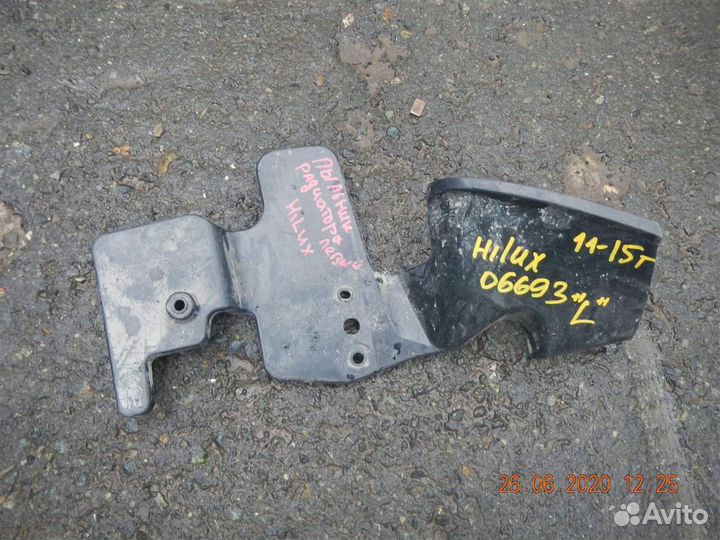 Воздуховод радиатора левый Toyota Hilux 2005-2015