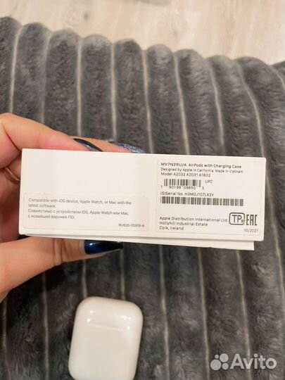 Наушники apple airpods 2 с обычным кейсом