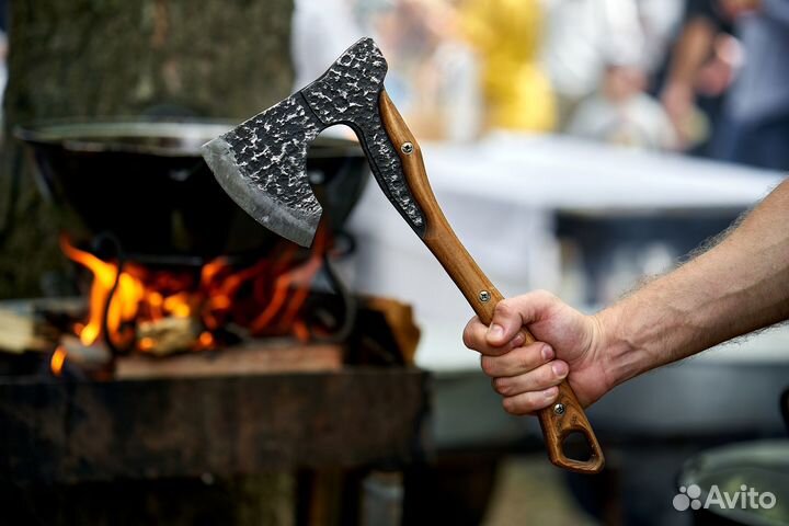 Топор Гефест ковка воронение