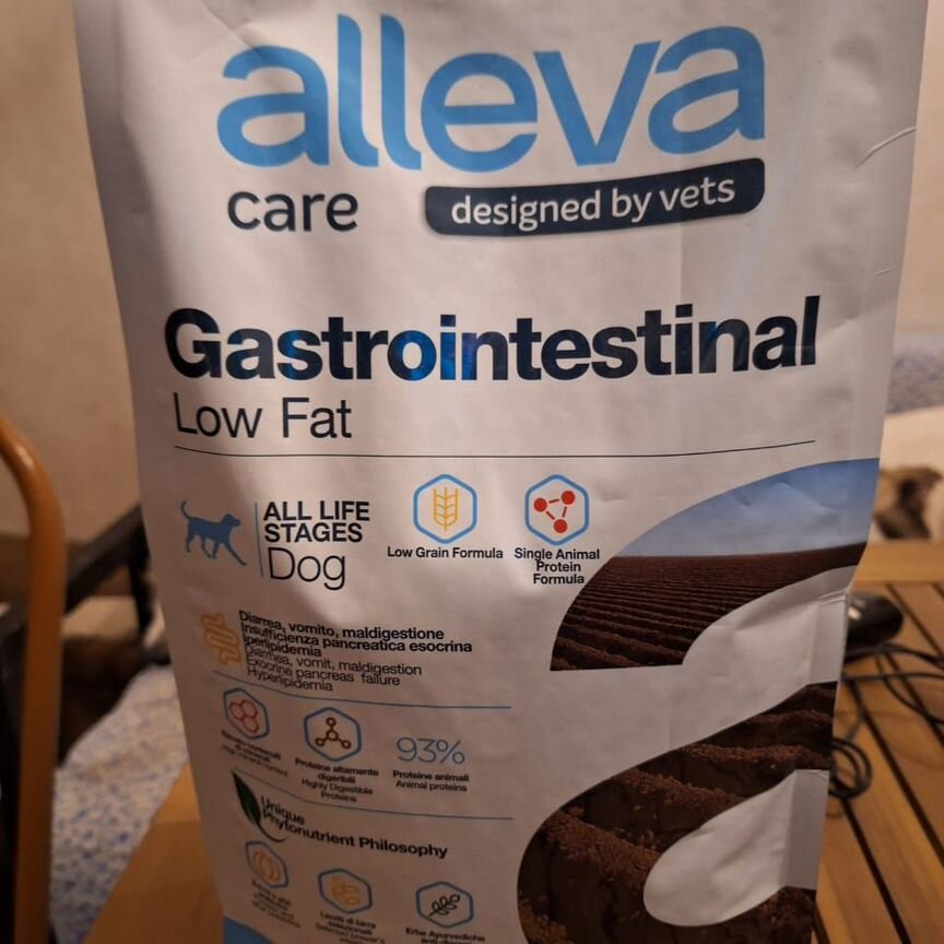 Alleva Care Dog Gastrointestinal Low Fat 2кг