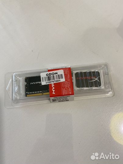Оперативная память HyperX DDR3L 1866 мгц