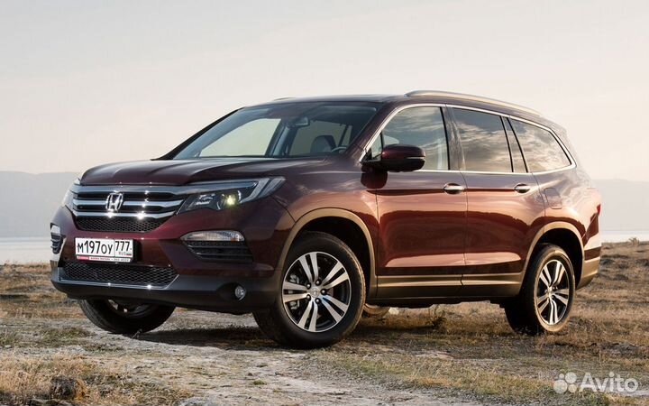Коврики 3D в салон honda Pilot 2016