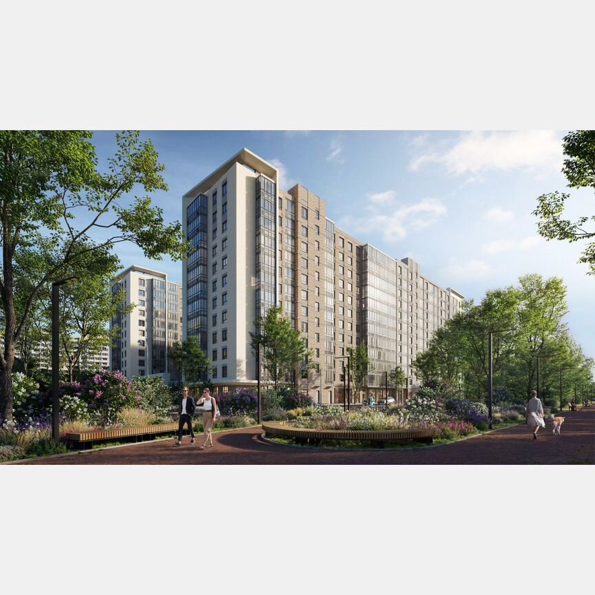 1-к. квартира, 41,8 м², 8/12 эт.