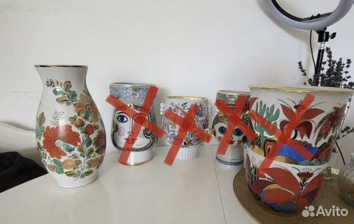 Фарфоровая ваза СССР