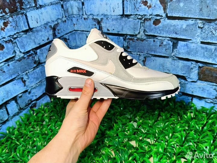 Мужские кроссовки Nike Air Max 90 серые