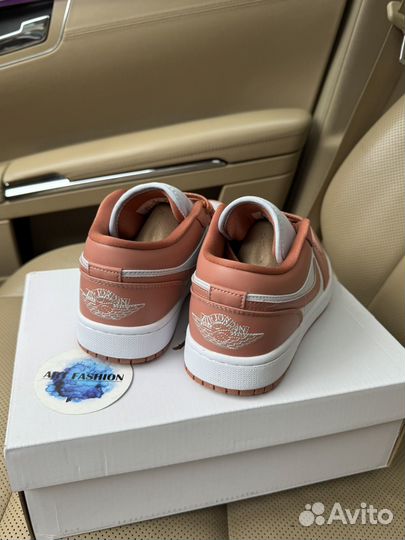 Кроссовки Nike Air Jordan 1 low Sky J Orange