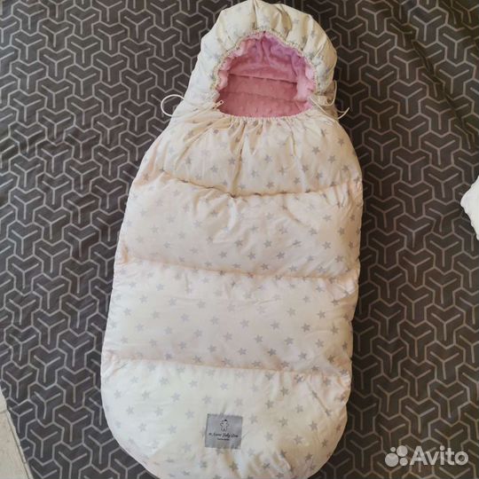 Конверт на выписку для девочки зима