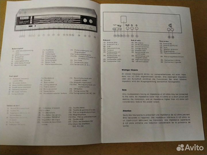 Siemens Klangmeister RS 14 мануал