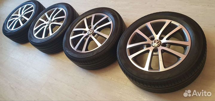 Колеса в сборе R16 volkswagen 205/55 летние