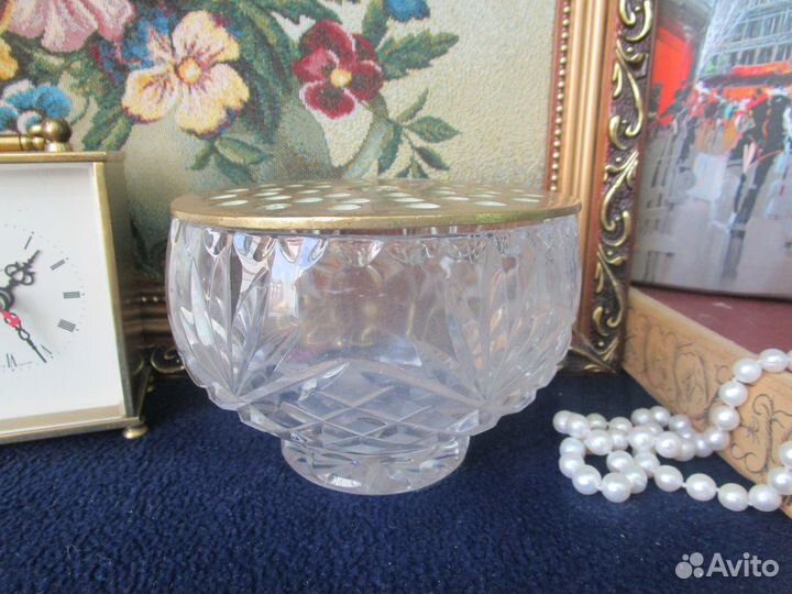 Сервировочная ваза rose bowl T.G.G.C.1991 г Англия