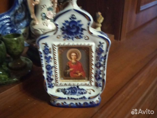 Икона настольная. Святой пантелеймон