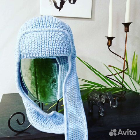 Шапка ушанка женская