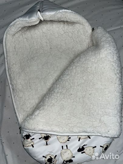 Зимний конверт в коляску