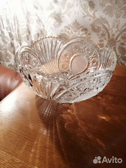 Хрустальная фруктовница Германия