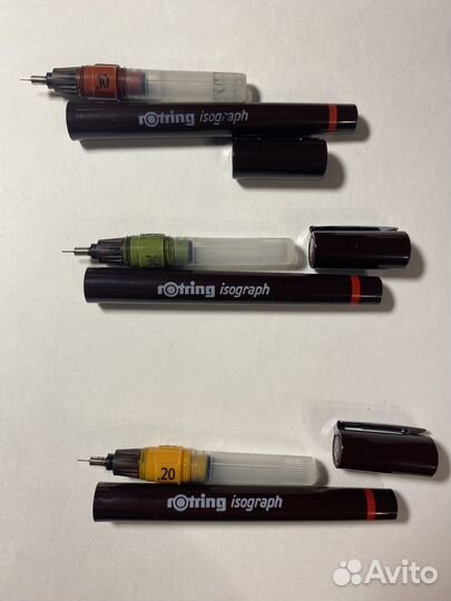 Изографы Rotring 0.1 ; 0.2 ; 0.3