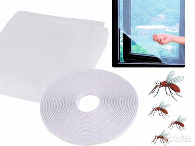 Сетка москитная Help на ленте-липучке 100x130 см