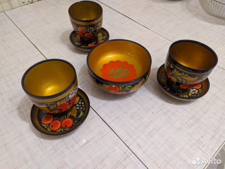 Посуда хохлома