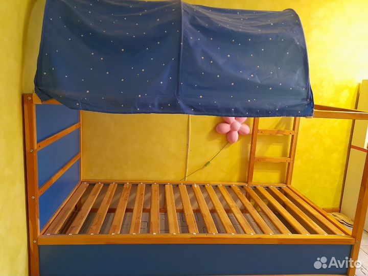 Детская кровать-чердак IKEA (Kura)