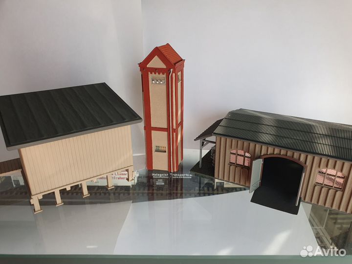 Модели построек для жд макета 1:87