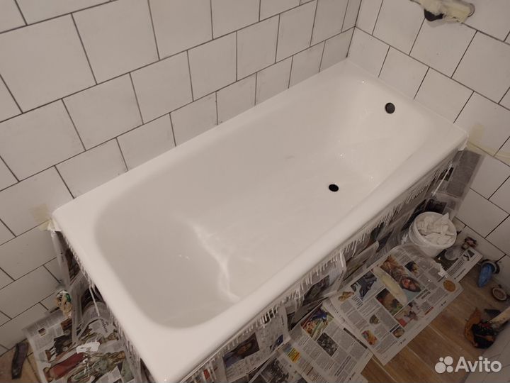 Реставрация ванн акрилом в Заокский.За 2 часа