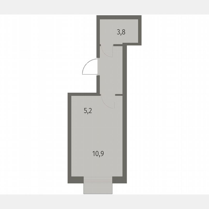Квартира-студия, 23,6 м², 5/12 эт.