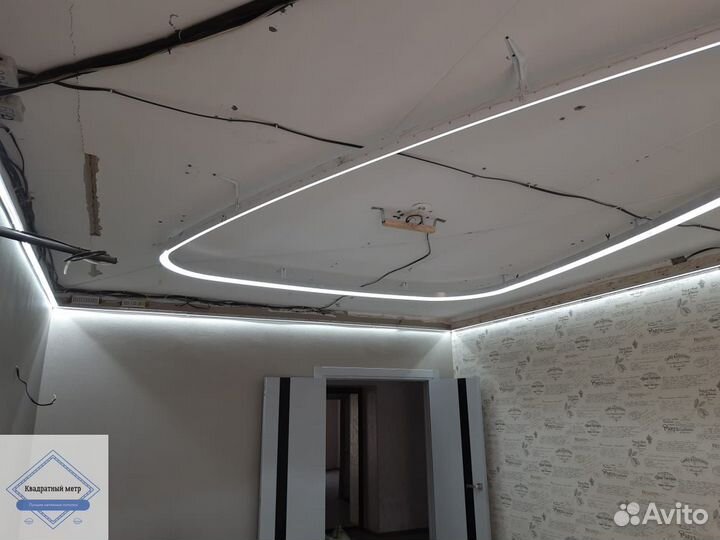 Натяжные потолки установка