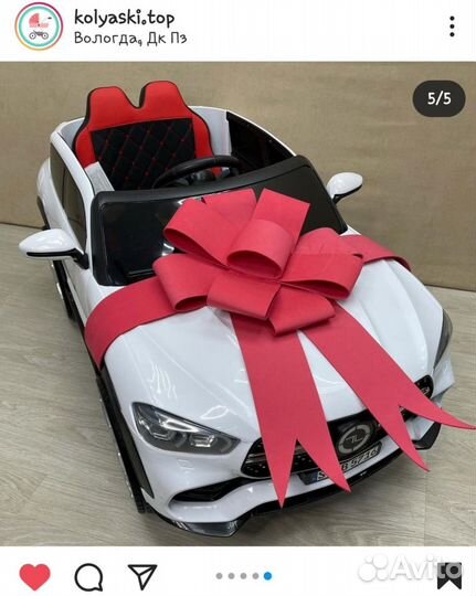 Электромобиль машинка детский новый