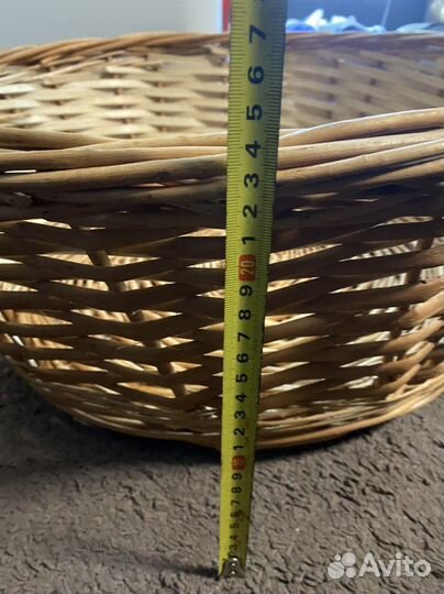 Корзина плетеная большая