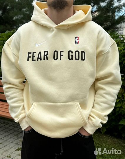 Худи fear of god x nike