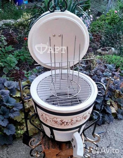 Тандыр на дровах