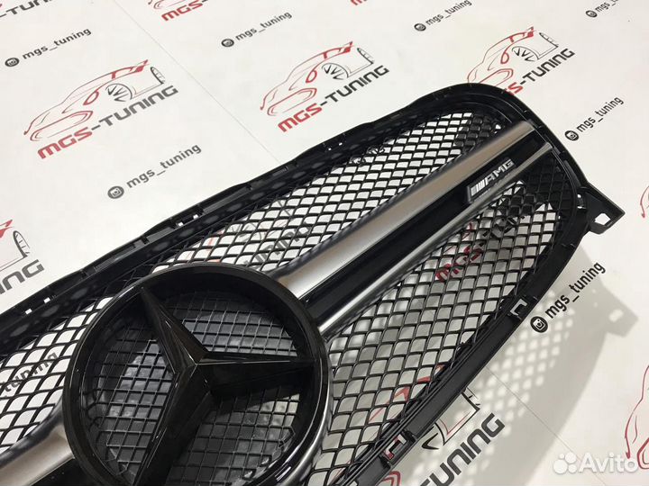 Решетка GLA в стиле AMG 45 Chrome + амг 17+