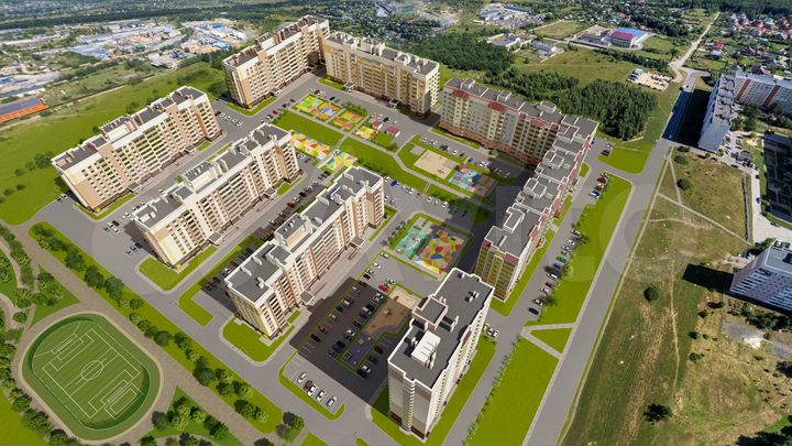 2-к. квартира, 54,2 м², 3/9 эт.