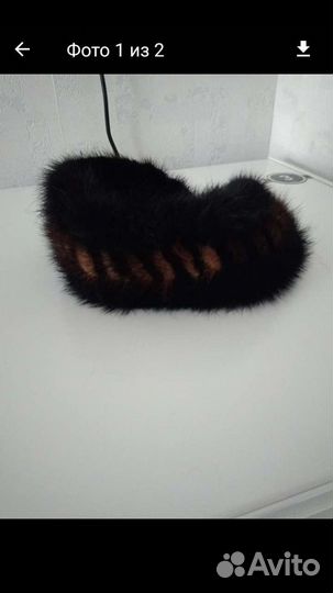 Норковая повязка на голову