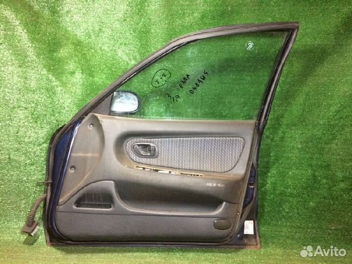 Дверь передняя правая Mitsubishi Galant E55A Синяя