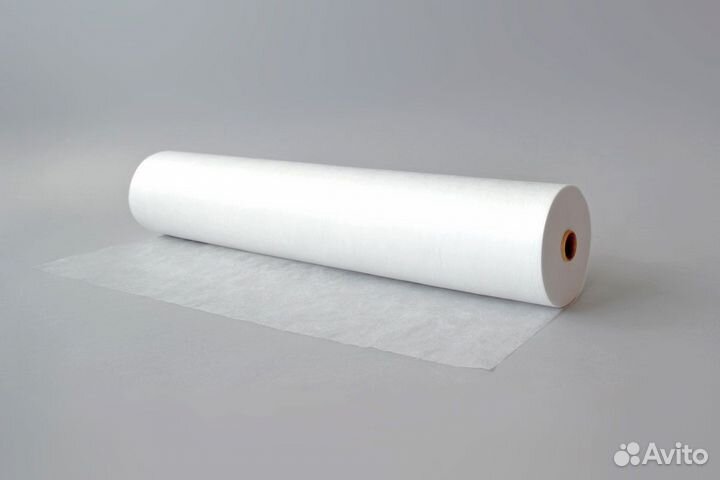 Простыни одноразовые в рулоне белые