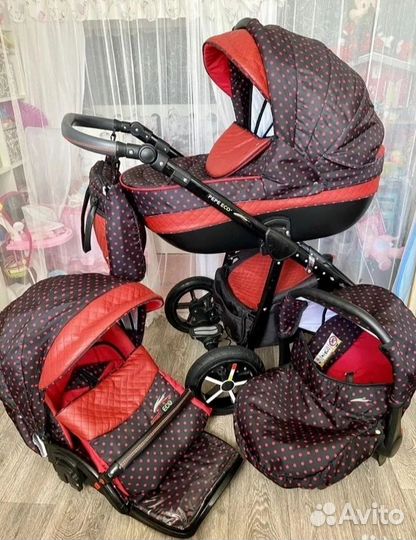 Коляска verdi pepe eco 3 в 1 plus
