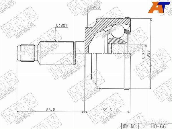 Шрус привода honda legend
