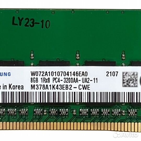 Оперативная память Samsung DDR4 3200 мгц 1x8 гб di