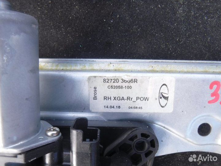 Стеклоподъемник задний правый Лада X-Ray H4M 2016