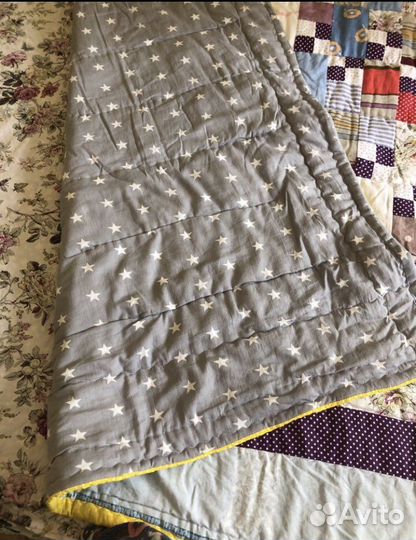 Одеяло лоскутное апсайклинг