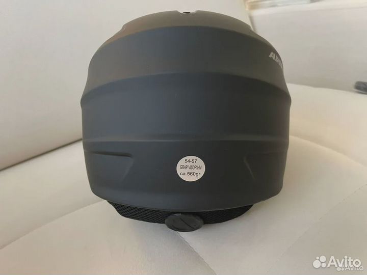 Шлем горнолыжный Alpina Grap Visor HM Black Matt