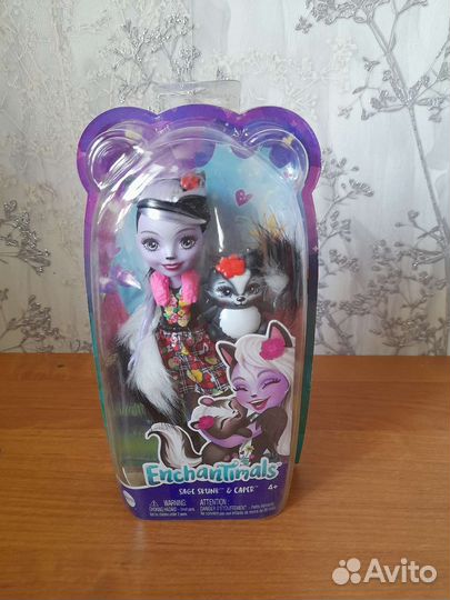 Новая кукла Enchantimals базовая с питомцем
