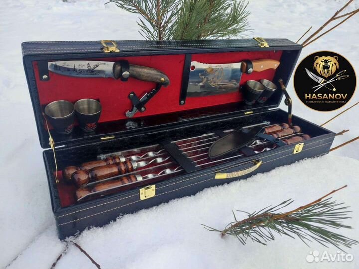 Шашлычный подарочный набор