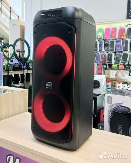 Мощная беспроводная караоке колонка