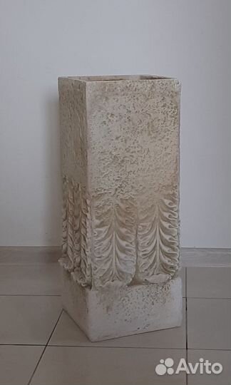 Кашпо для цветов 63х25х25 известняк