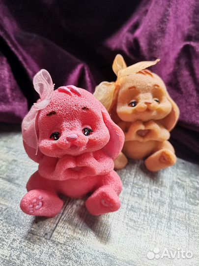 Зайки милашки мыло ручной работы