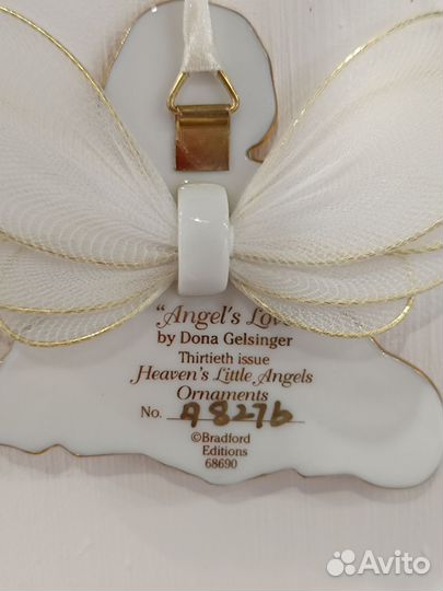 Елочная игрушка Рождественские ангелы