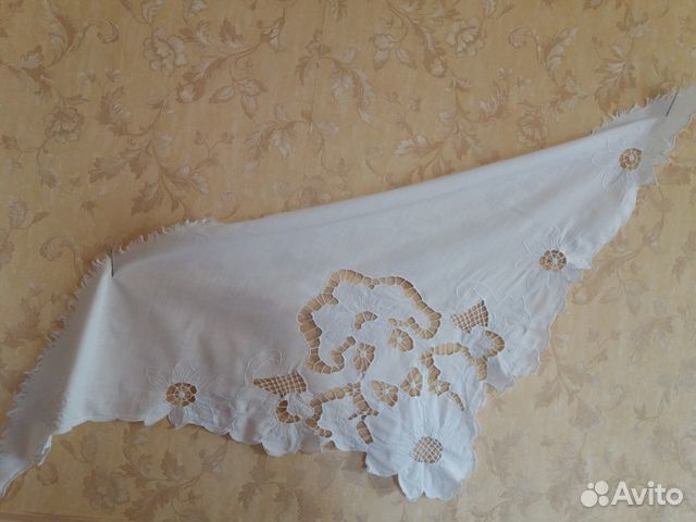 Подзор на кровать.занавеска старинная
