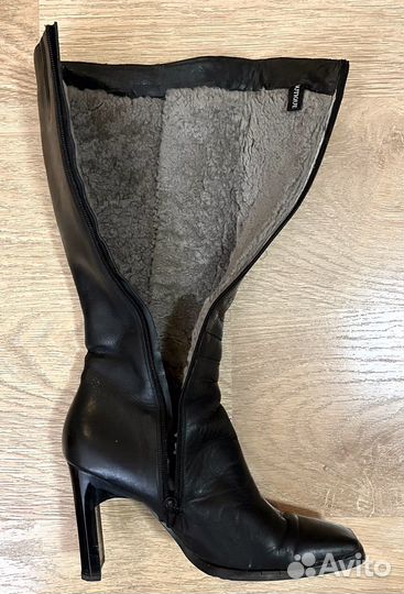 Сапоги зимние, Италия нат кожа и мех 36р